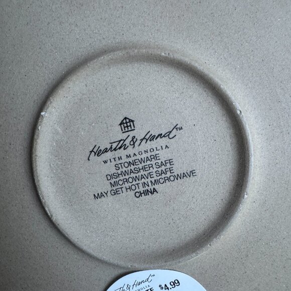Hearth & Hand Magnolia Gray Stoneware Salad Plate –‎ Modern Rustic 2022 - Picture 4 of 5